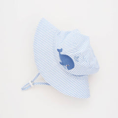 Huggalugs Whale Bucket Hat Upf 50+ Baby & Toddler
