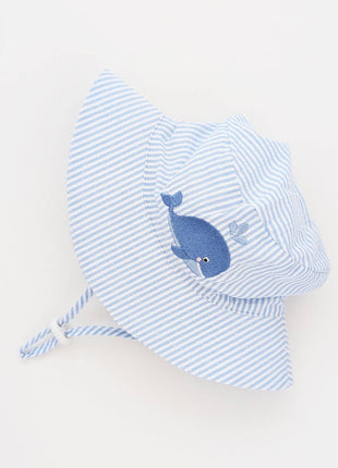 Huggalugs Whale Bucket Hat Upf 50+ Baby & Toddler