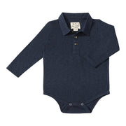Me & Henry Seymour Navy Polo Onesie