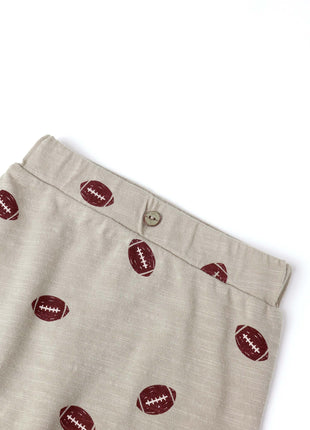 Rylee + Cru Tee + Pant Set || Footballs Details