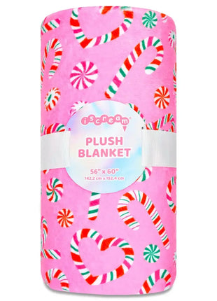 Iscream Merry Mints Plush Blanket