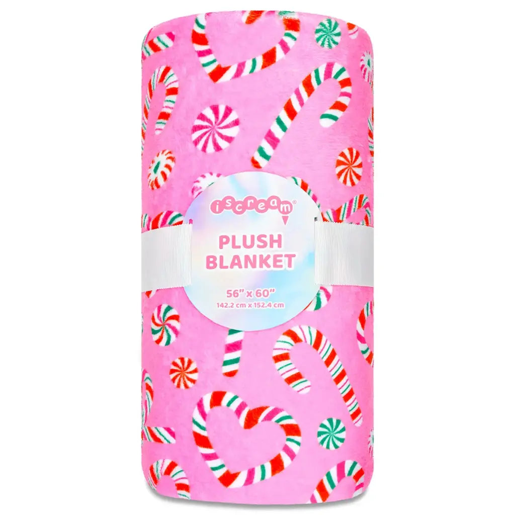 Iscream Merry Mints Plush Blanket