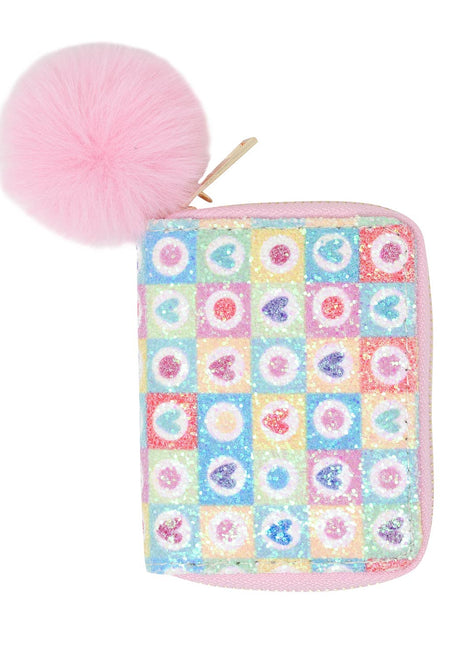 Tiny Treats Glitter Hearts Wallet