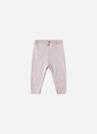 Quincy Mae Rib Knit Legging || Lilac