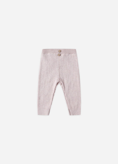 Quincy Mae Rib Knit Legging || Lilac