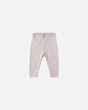 Quincy Mae Rib Knit Legging || Lilac