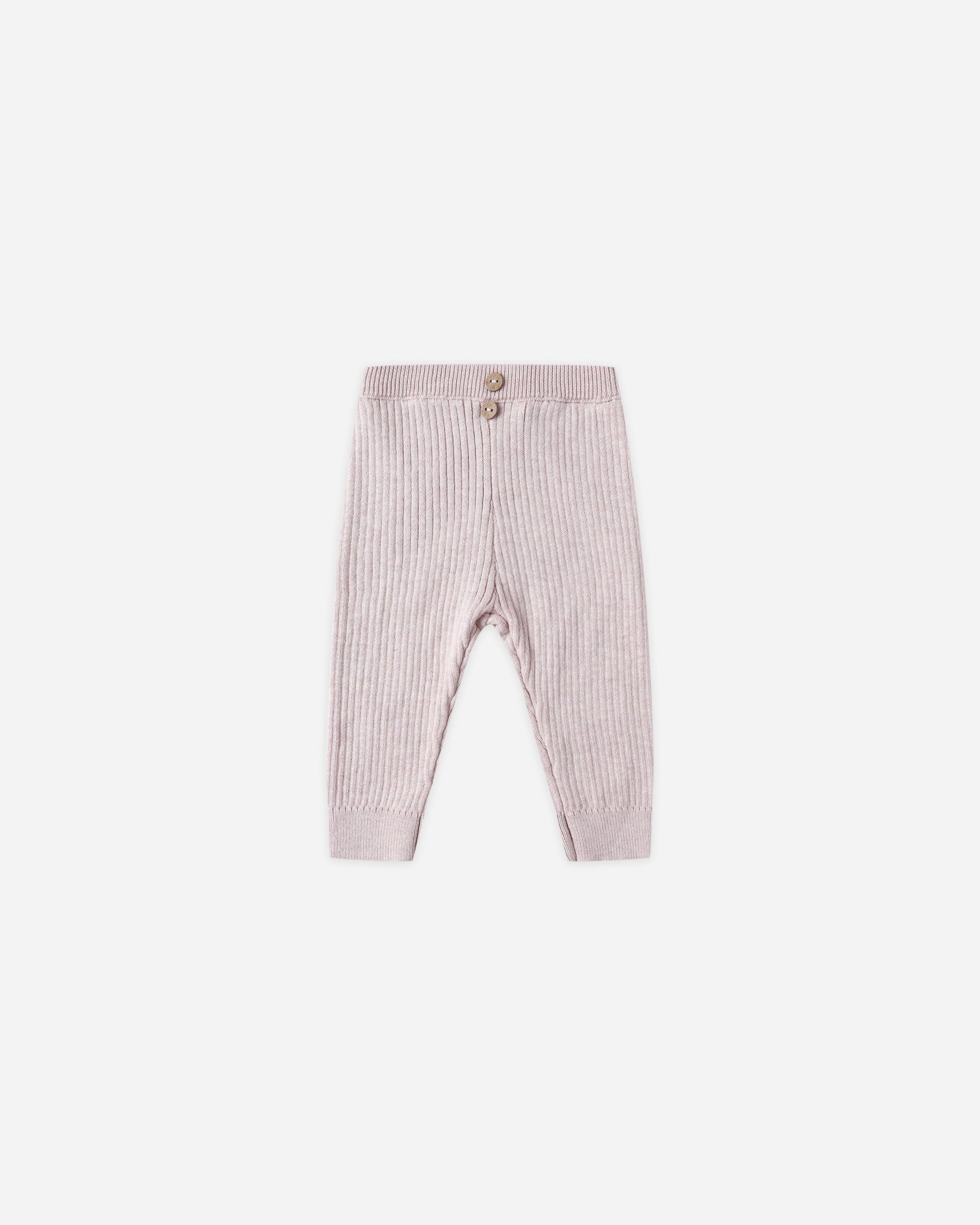 Quincy Mae Rib Knit Legging || Lilac