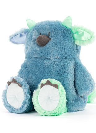 Demdaco Calming Cuddlers Blue Monster Stuffed Animal 14"
