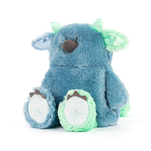 Demdaco Calming Cuddlers Blue Monster Stuffed Animal 14"
