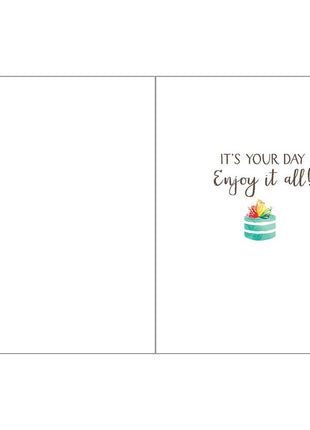 Gina B Designs Birthday Greeting Card - Little Cakes