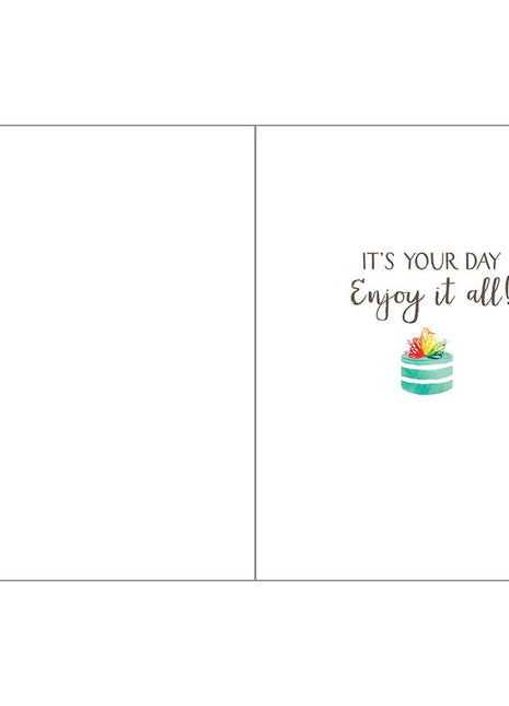Gina B Designs Birthday Greeting Card - Little Cakes