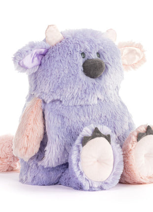 Demdaco Calming Cuddlers Purple Monster Stuffed Animal 10"
