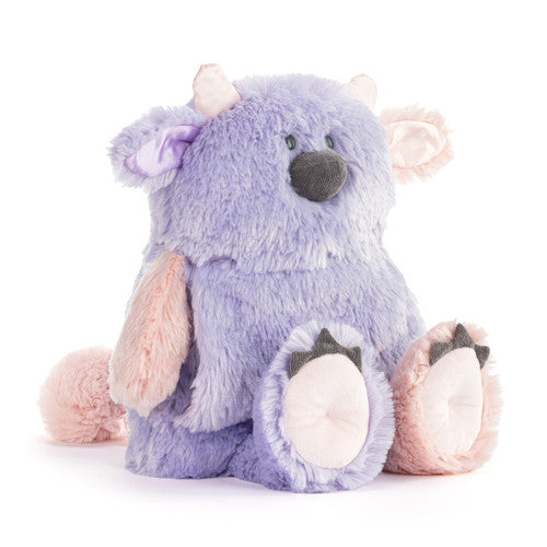 Demdaco Calming Cuddlers Purple Monster Stuffed Animal 10"