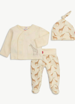 Jolie Giraffe Magnetic Kimono Set