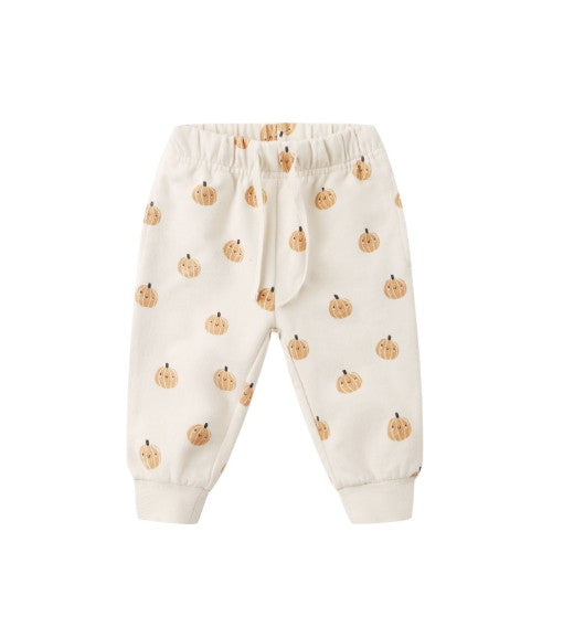 Quincy Mae Relaxed Fleece Sweatpant || Pumpkins 