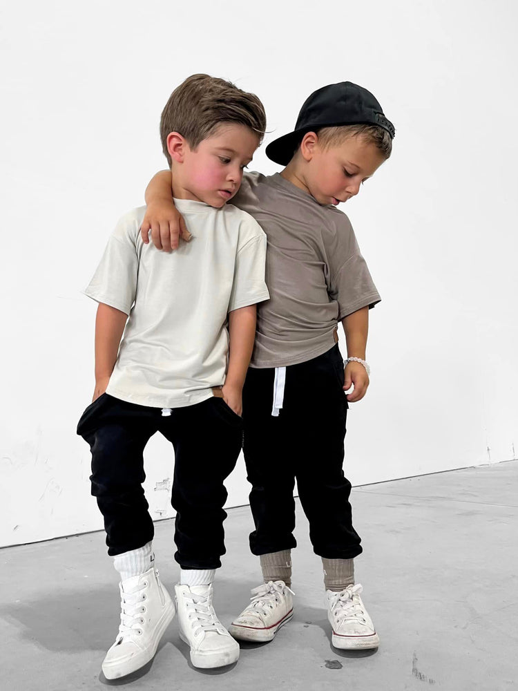 Models Wearing Little Bipsy Jogger - Black