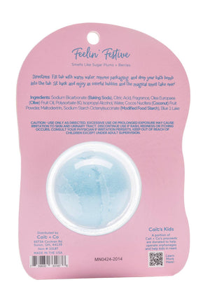 Cait + Co Polar Bear Christmas Clamshell Bath Bomb - Feelin' Festive