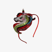Bari Lynn Rainbow Unicorn Crystalized Headband