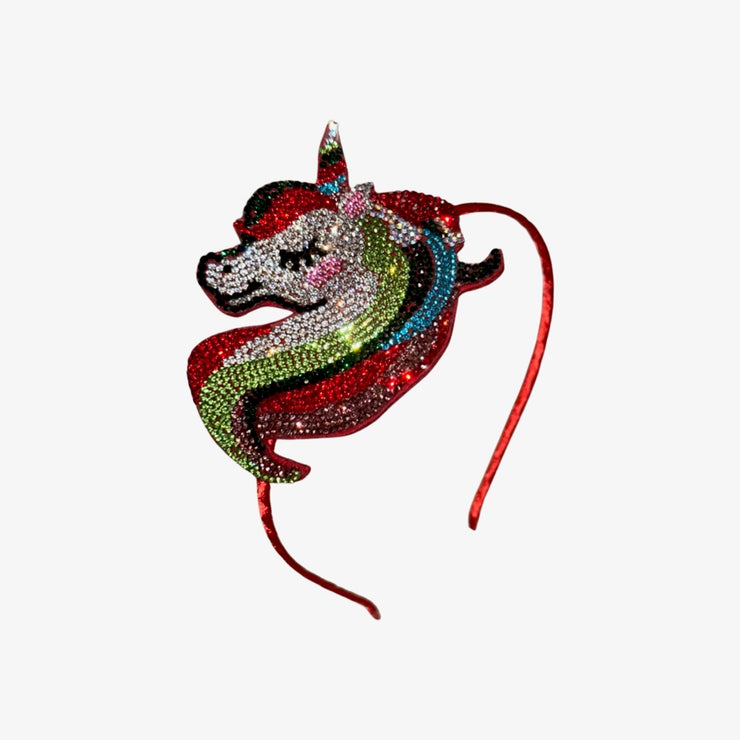 Bari Lynn Rainbow Unicorn Crystalized Headband