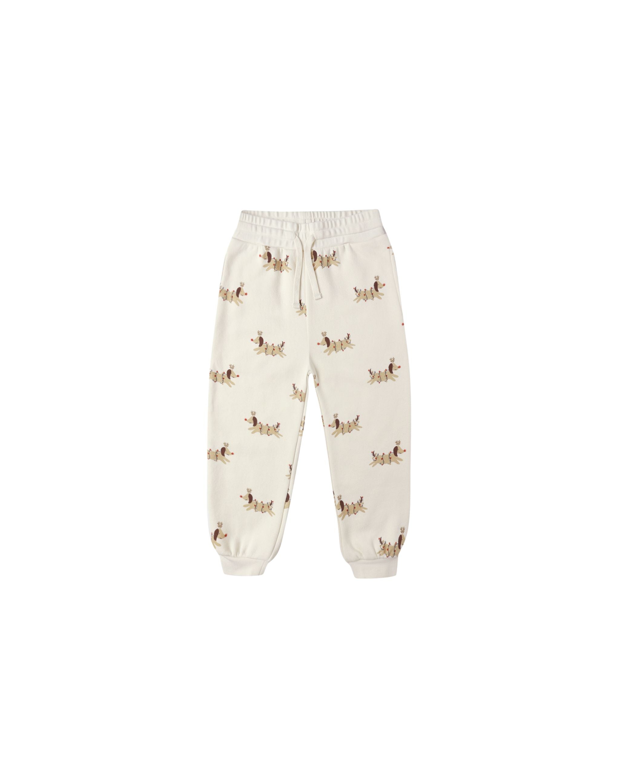 Rylee + Cru Jogger Sweatpant || Christmas Dogs