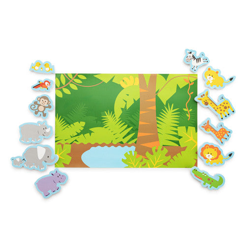 Demdaco Bath Playset - Jungle Friends