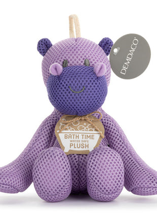Demdaco Bath Time Plush - Hippo