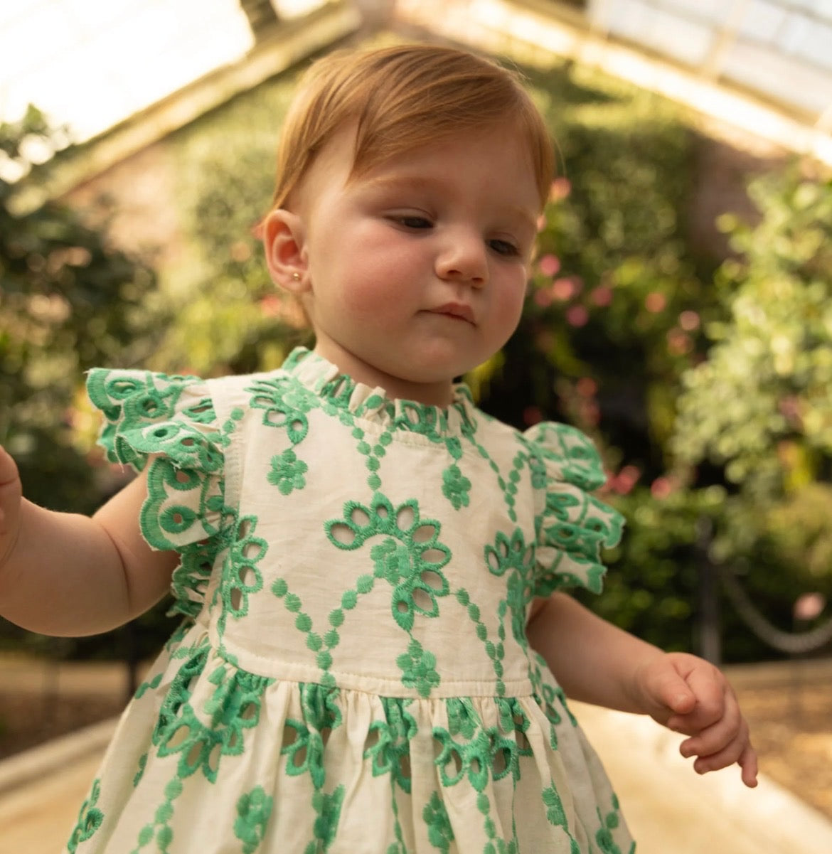 Baby Girls Cynthia Dress Set - Kelly Green