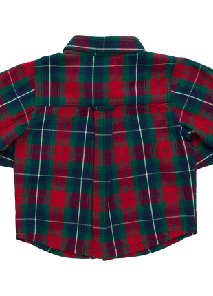 Pink Chicken Jack Shirt - Red Tartan Back