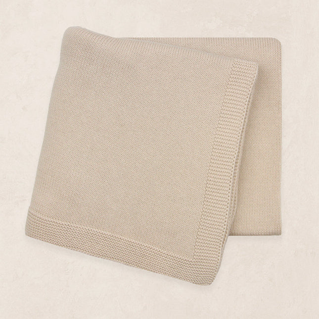 Lou Lou & Company Knit Blanket - Tan