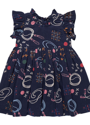 Pink Chicken Girls Jennifer Dress - Tic Tac Toe
