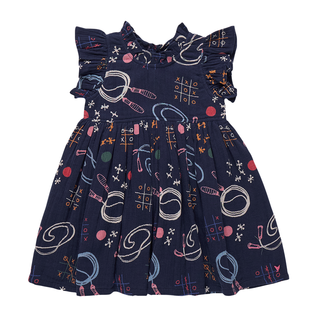 Pink Chicken Girls Jennifer Dress - Tic Tac Toe