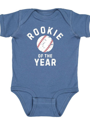 Sweet Wink Rookie of the Year Short Sleeve Bodysuit - Indigo