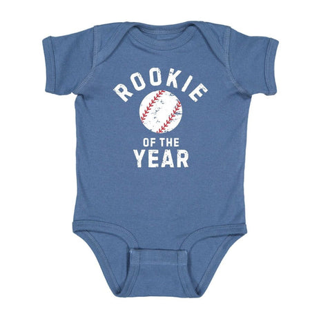 Sweet Wink Rookie of the Year Short Sleeve Bodysuit - Indigo