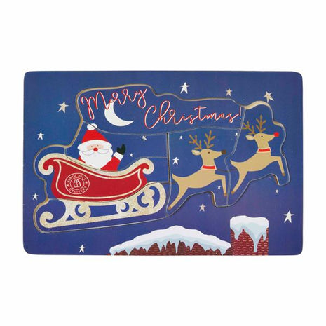 Mudpie Merry Christmas Wood Puzzle