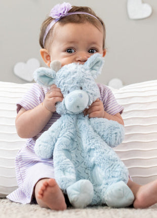 Model Using Demdaco Griffin Giraffe Rattle Blankie