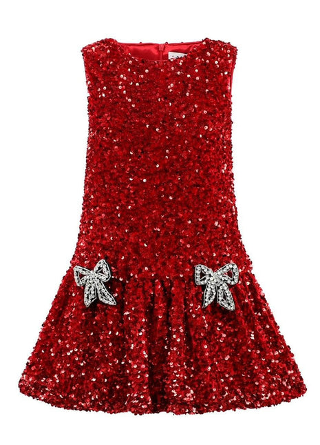 Lola And The Boys Ruby Bows Dress