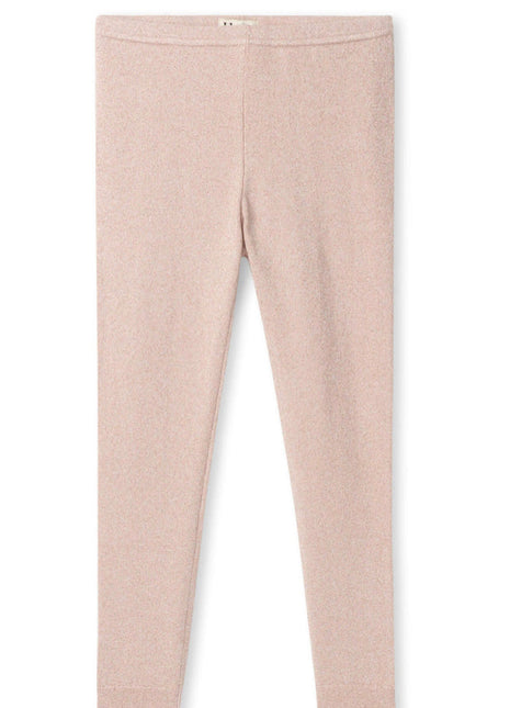Gold Shimmer Cable Knit Legging
