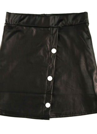 Wrap it up Faux Leather Skirt