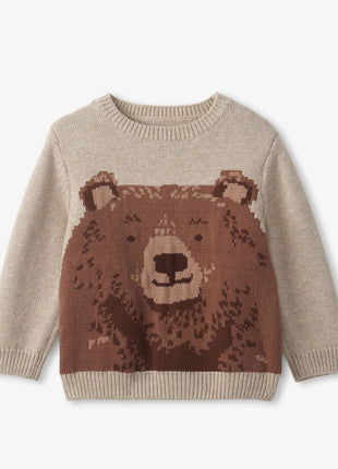 Big Bear Crew Neck Knit Sweater